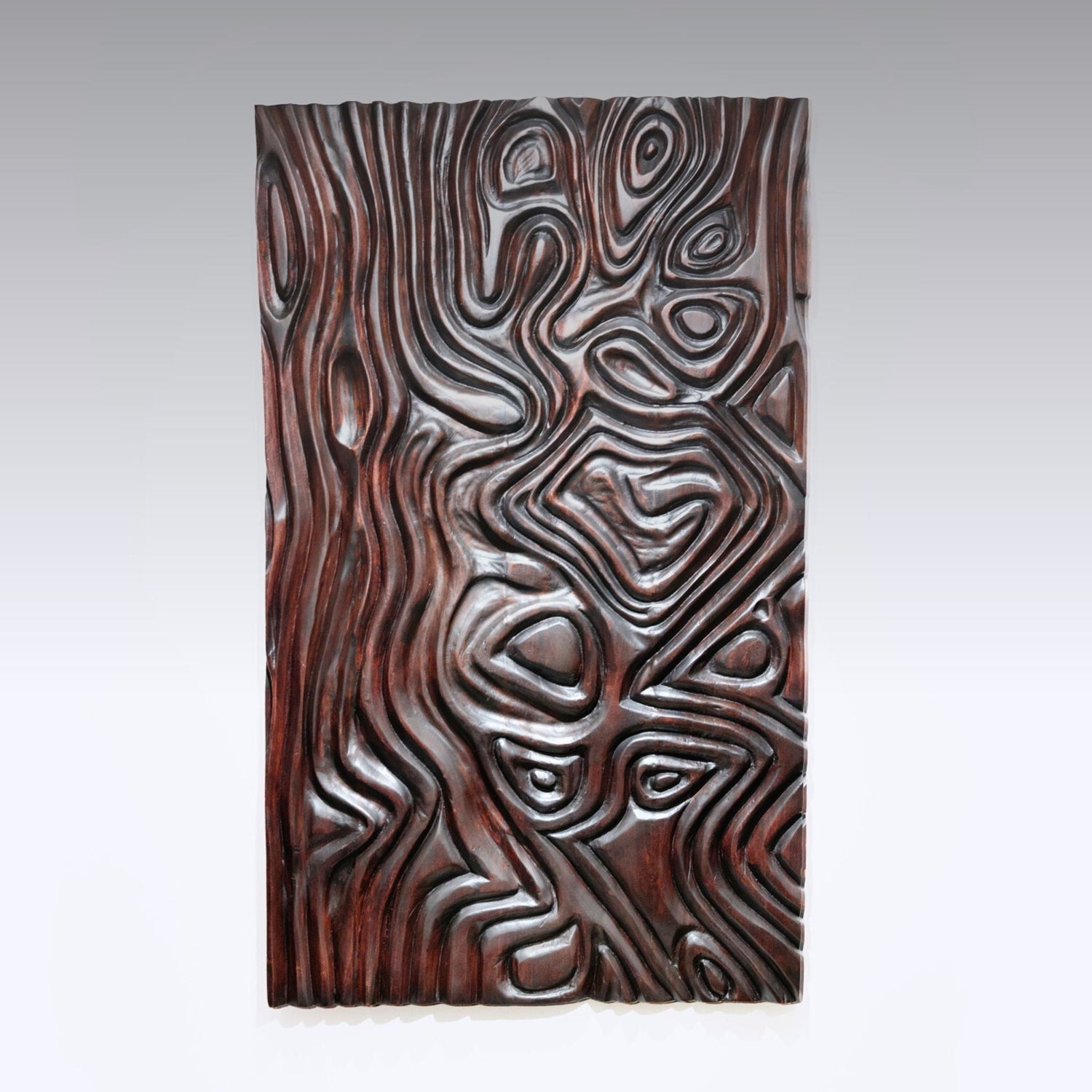 Hand carved wall panel at Afrahouse African Art