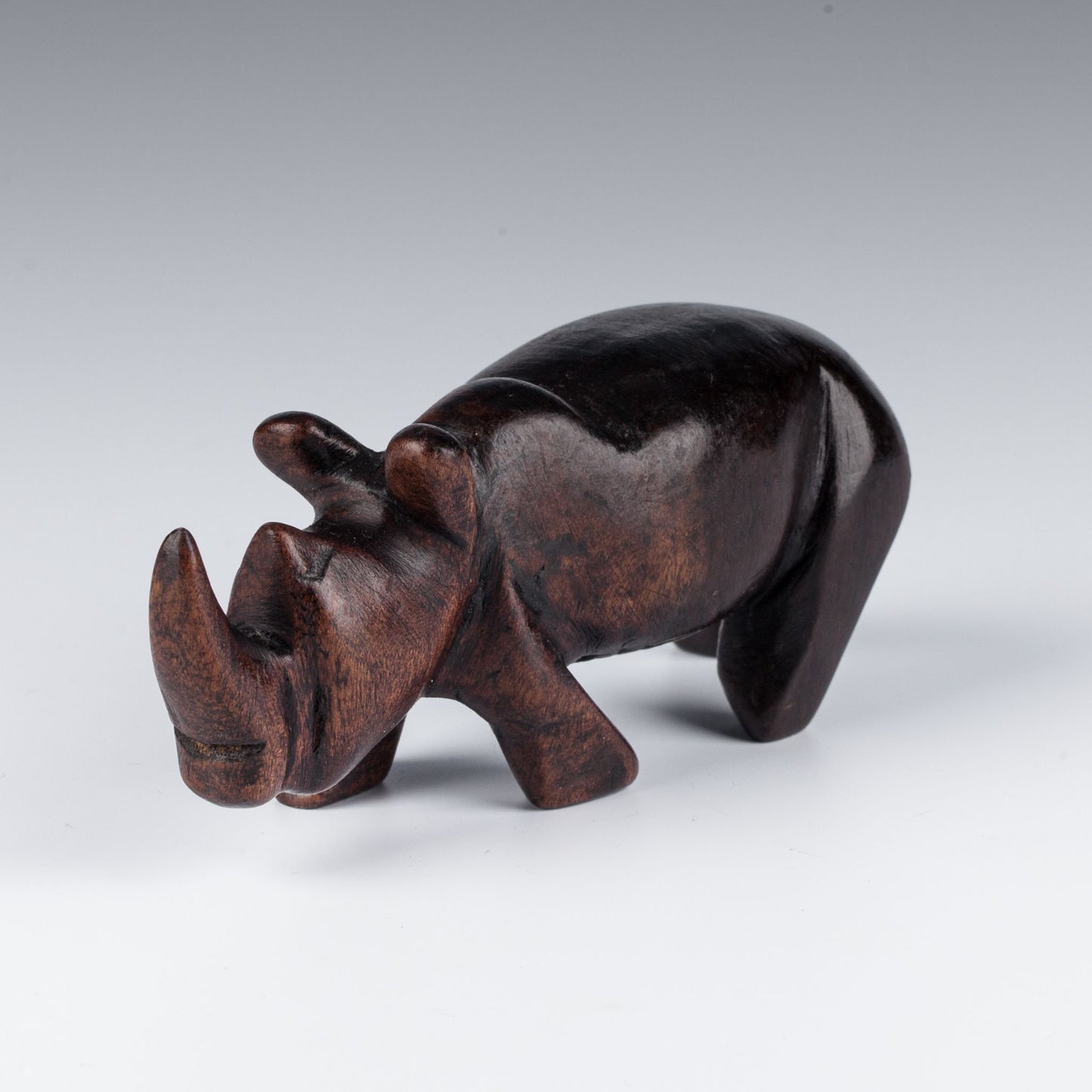 SMALL CARVED RHINO