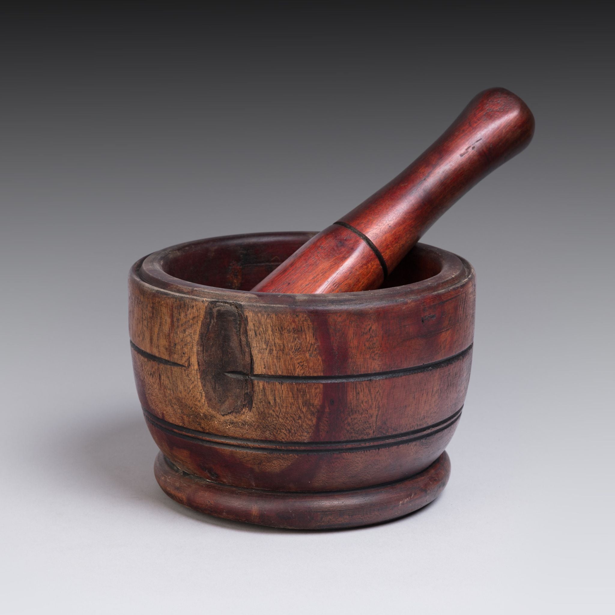 ELETTRO CENTER Art.178 Pilon En Bois De Hêtre Marron - Mortier Cuisine 180 Mm