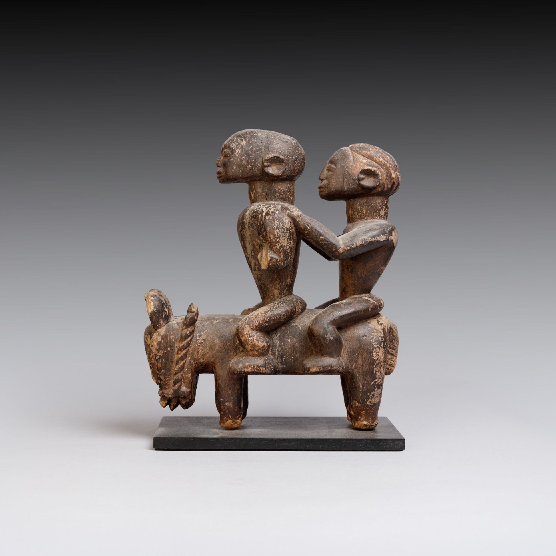 IGALA HORSERIDERS. AFRICAN ART