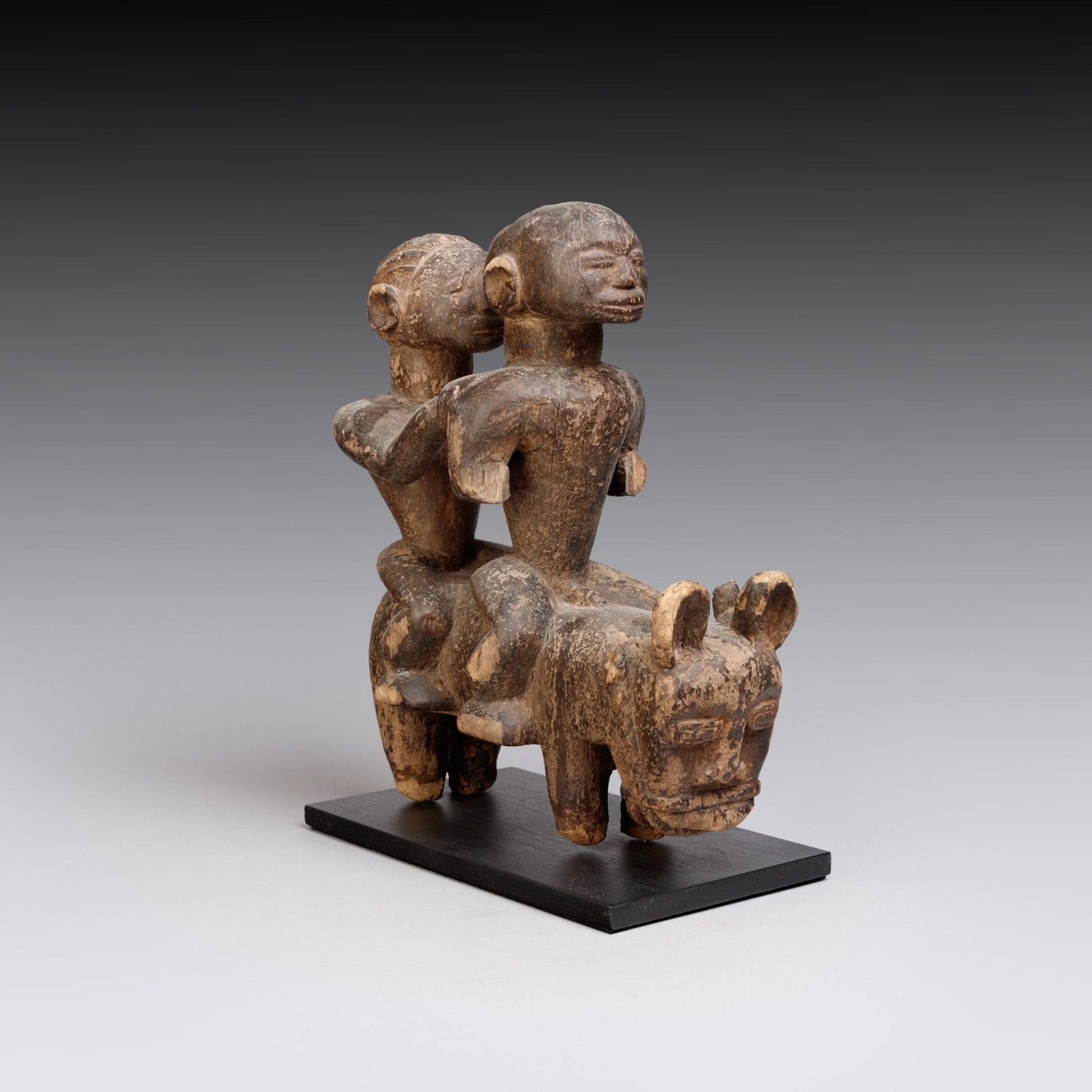 IGALA HORSERIDERS. AFRICAN ART