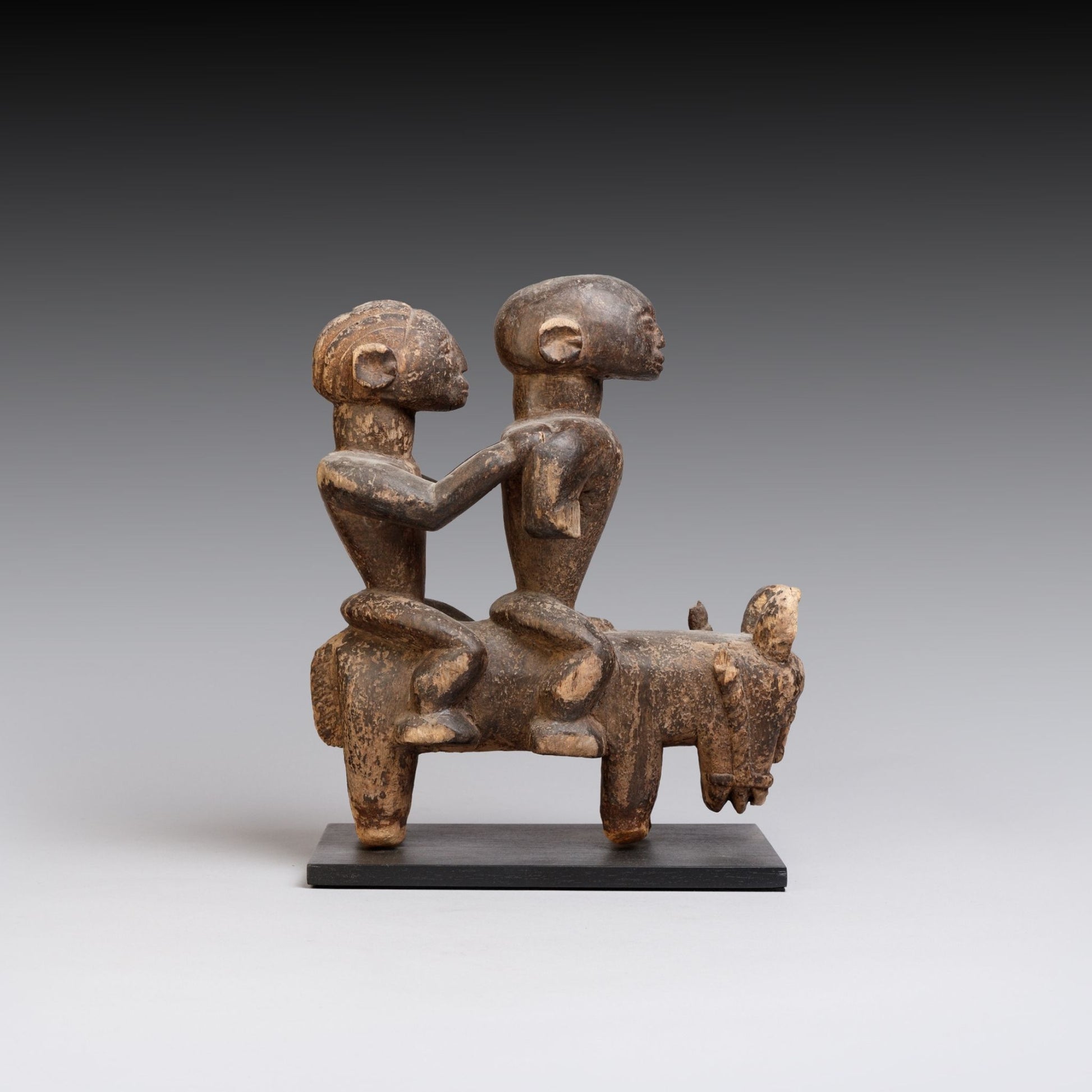 IGALA HORSERIDERS. AFRICAN ART