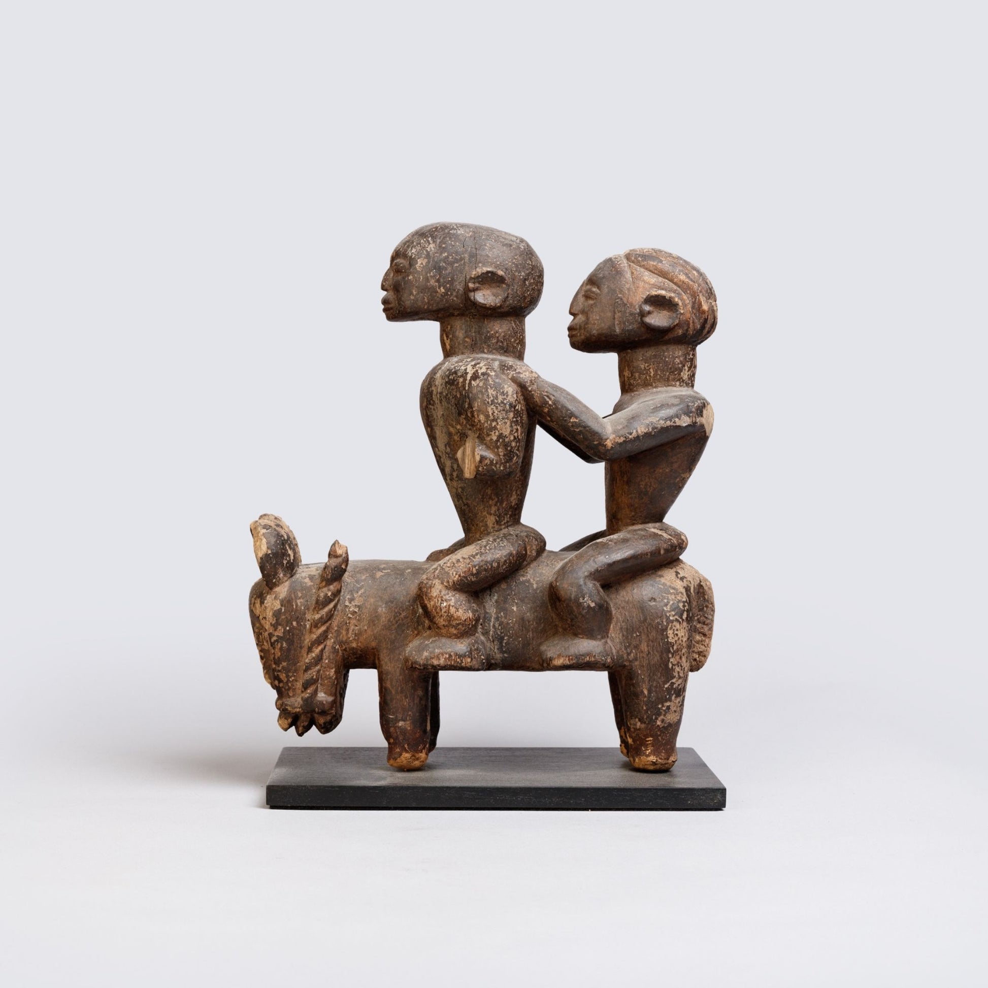 IGALA HORSERIDERS. AFRICAN ART