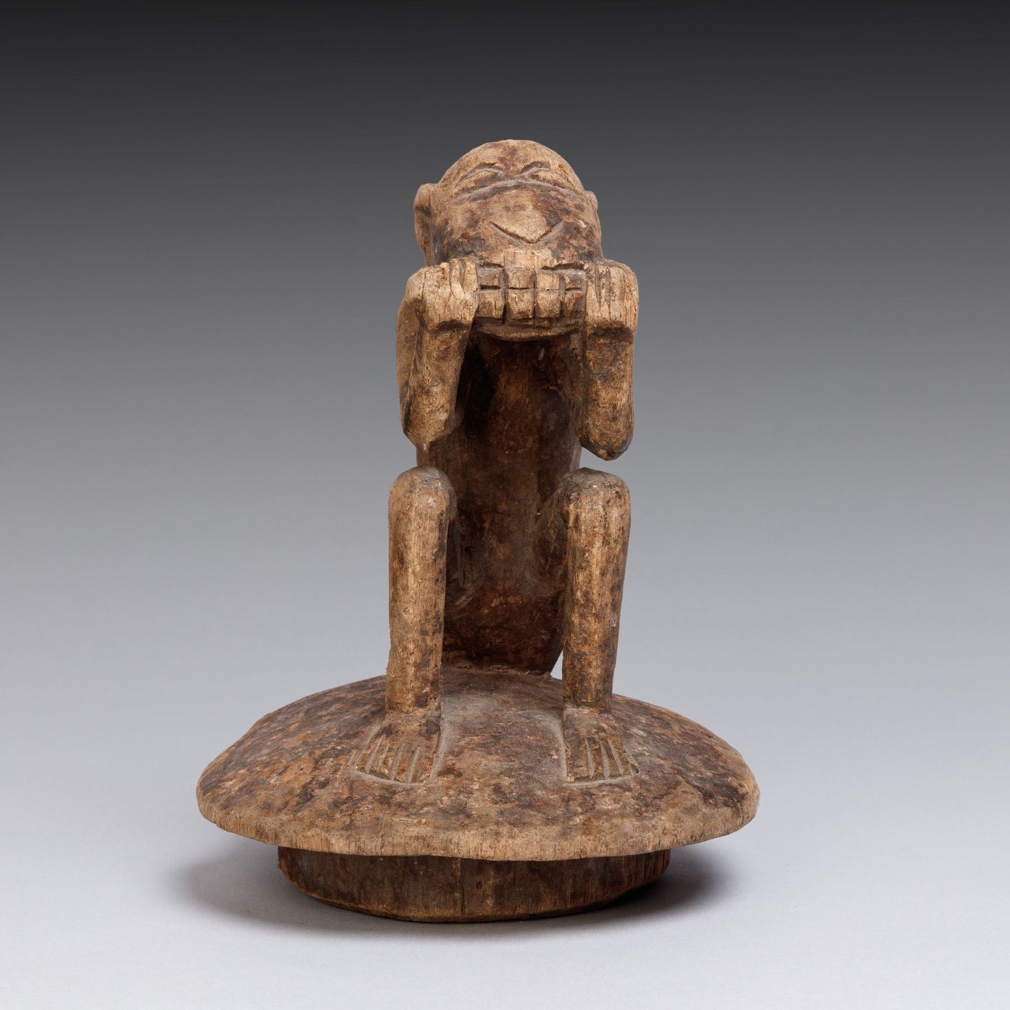 BAULE MONKEY FIGURAL LID