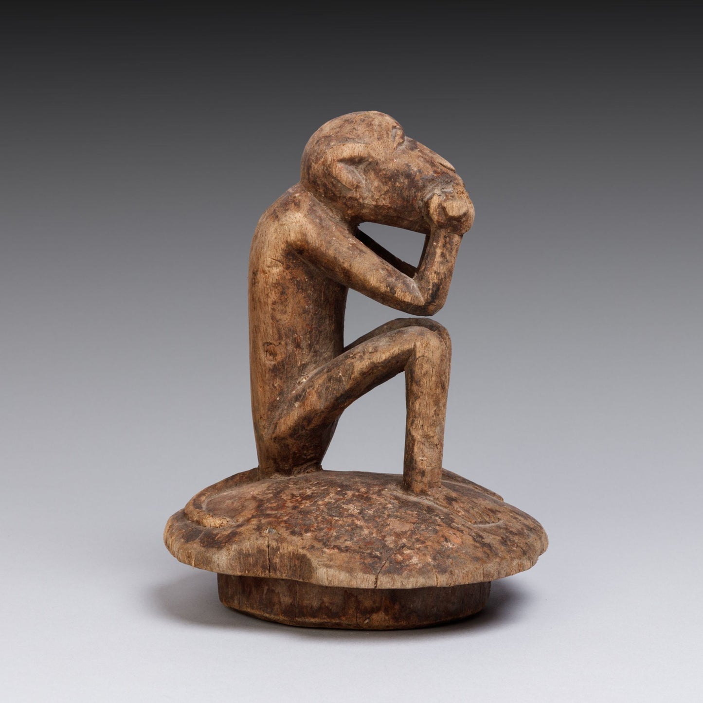 BAULE MONKEY FIGURAL LID