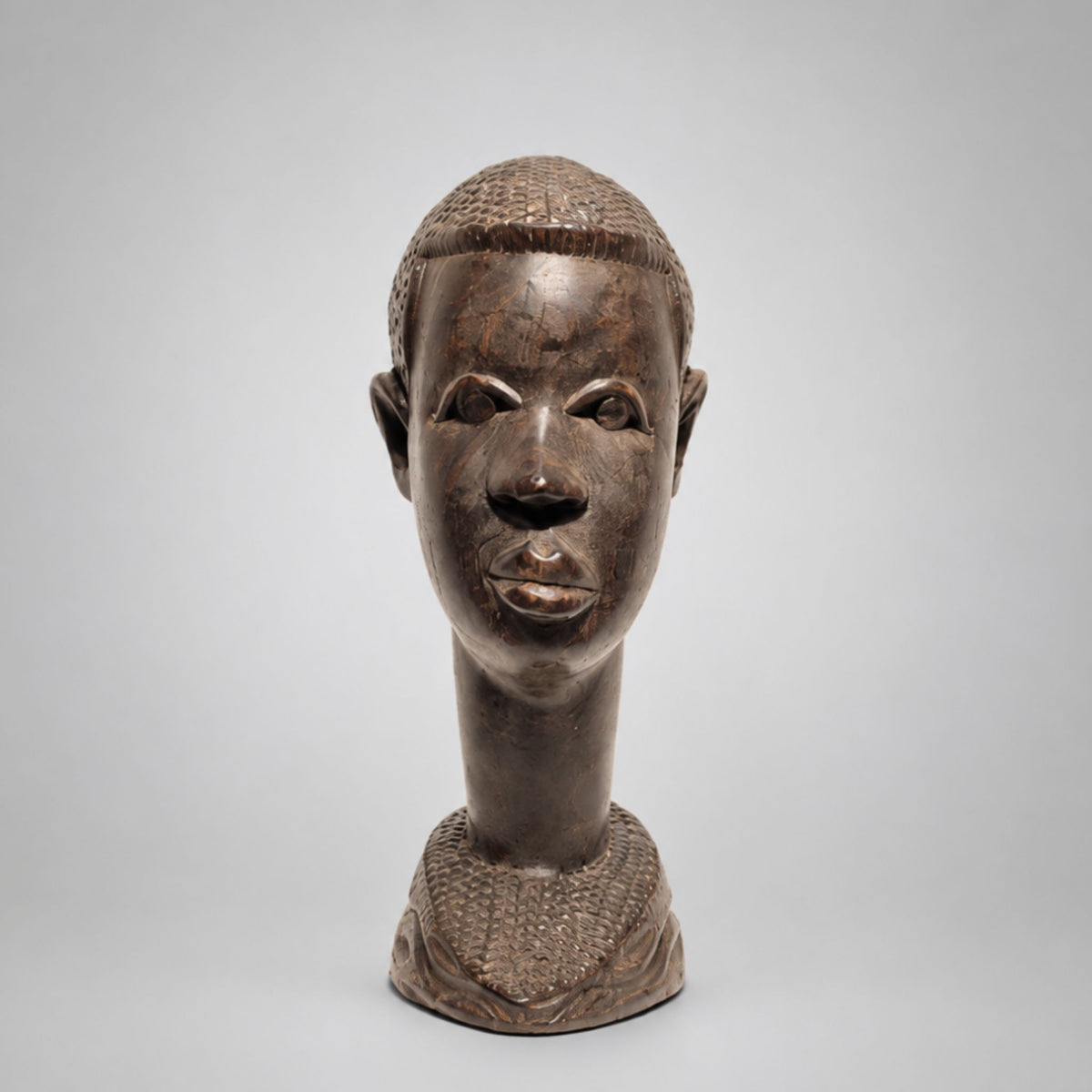 WEST AFRICAN CARVED BUST