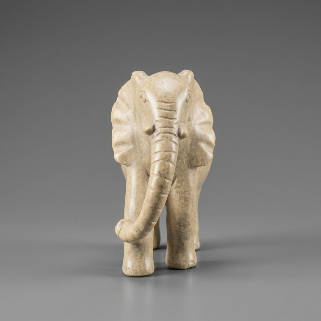 soapstone carving of an African elephant
