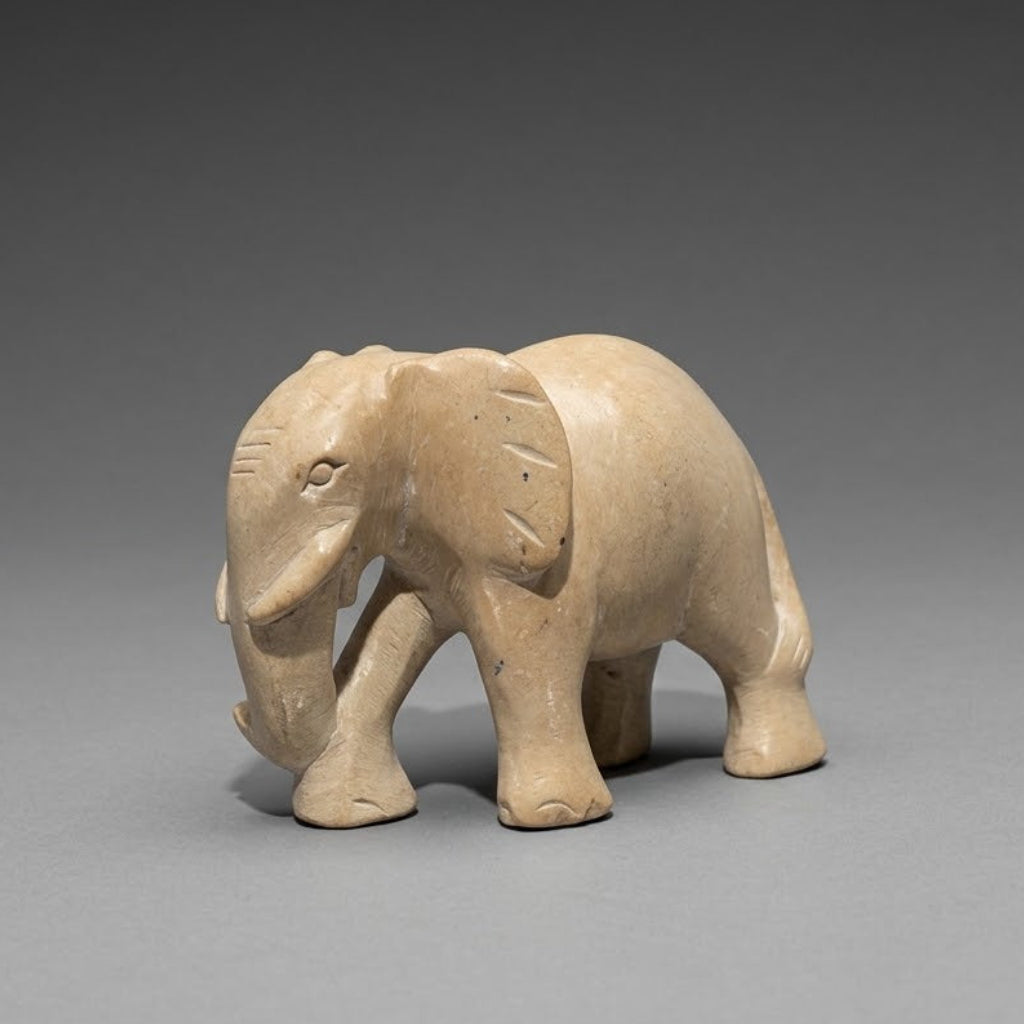 soapstone carving of an African elephant