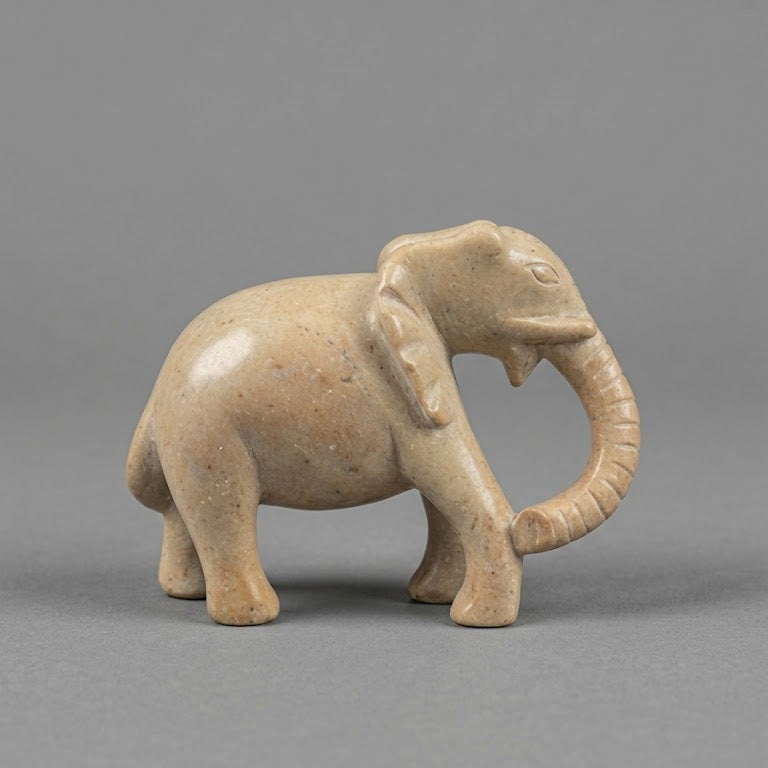 soapstone carving of an African elephant