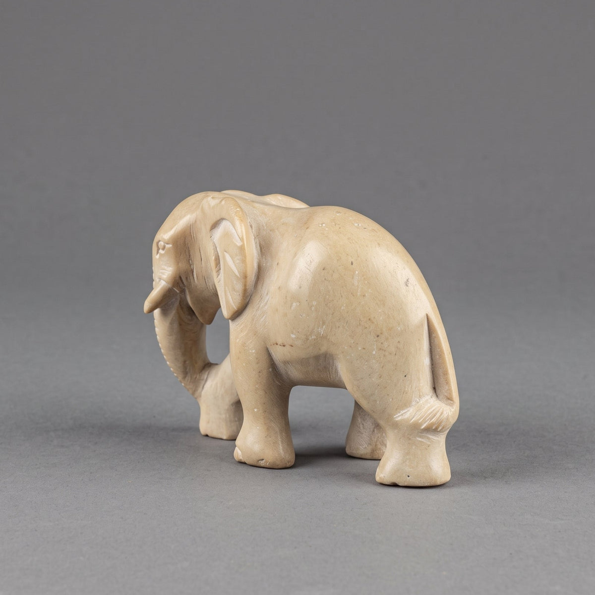 soapstone carving of an African elephant