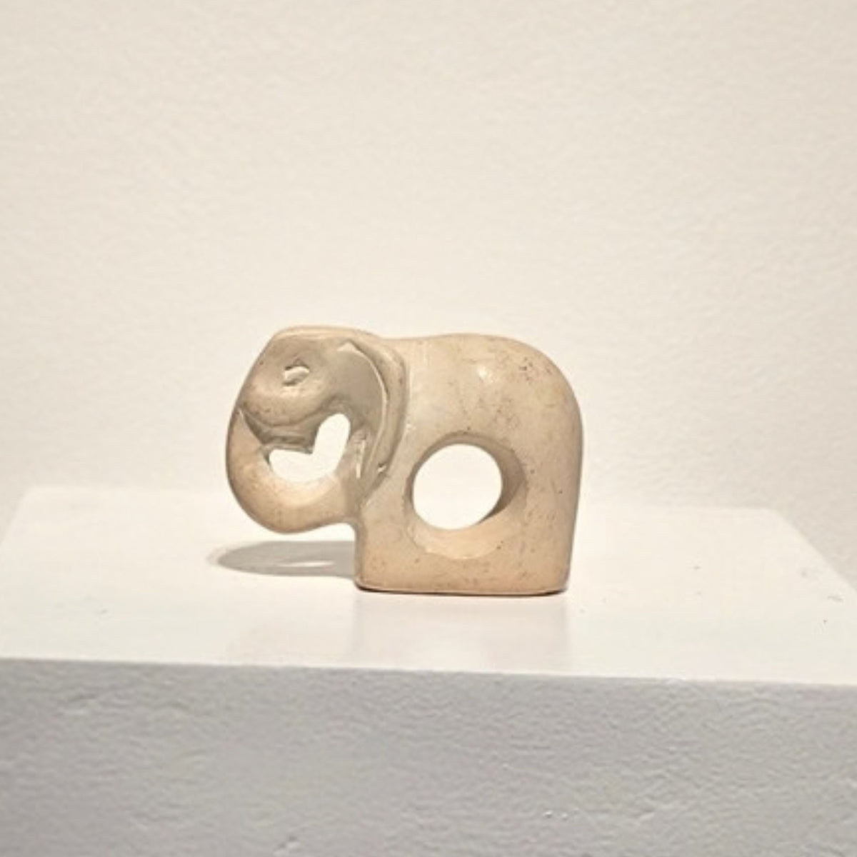 SOAPSTONE ELEPHANT NAPKIN RING