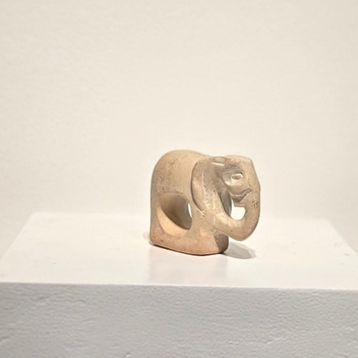 SOAPSTONE ELEPHANT NAPKIN RING
