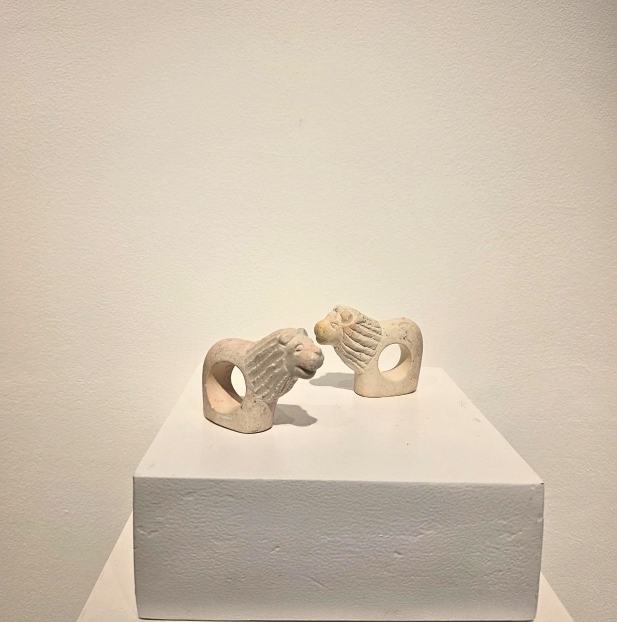 SOAPSTONE LION NAPKIN RING